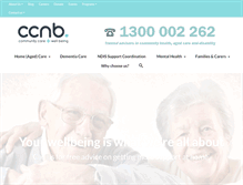 Tablet Screenshot of ccnb.com.au